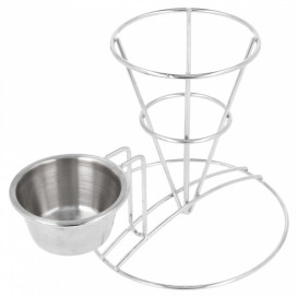 Display Basket Containers Steel with Cup Ø8,3x12,7cm (1 Unit) 