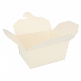 Paper Take-out Container "American" White 11,3x9x6,4cm 780ml (50 Units) 