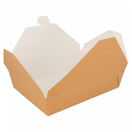 Paper Take-out Container "American" Natural 19,7x14x4,6cm 1470ml (50 Units) 