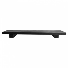 Bamboo Sushi Tray Black 30x11x2,5cm (1 Unit) 