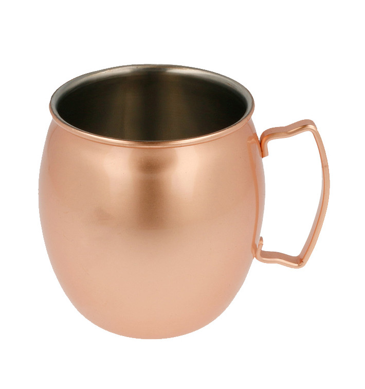 Serving Mini Jar Copper Steel 540ml Ø8,6x10cm (1 Unit) 