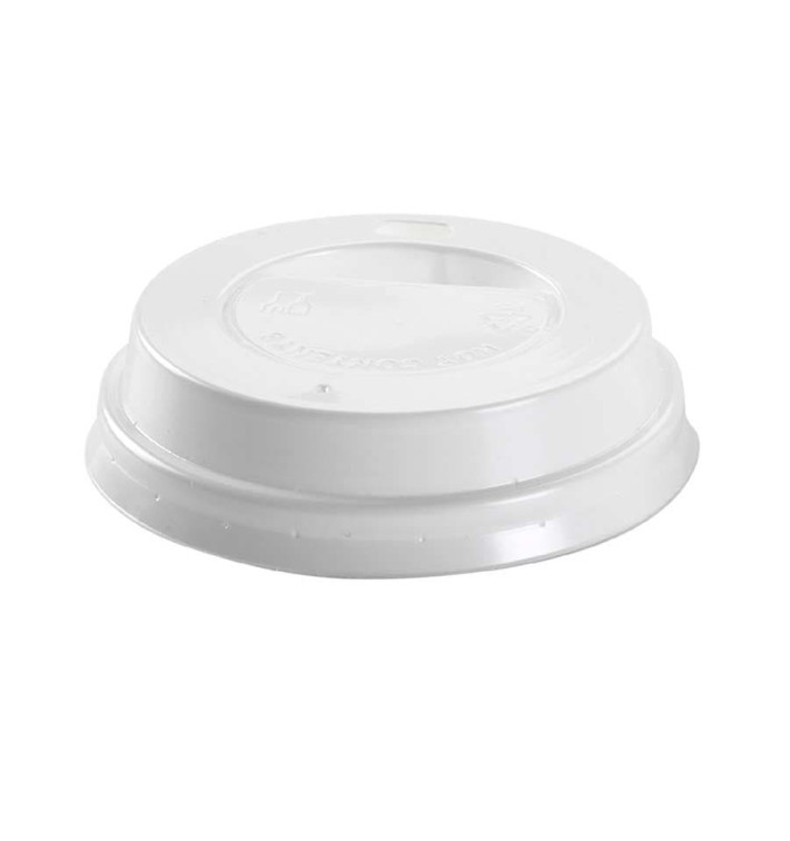 Lid for Paper Cup Hole White 6Oz/8Oz Ø7,0cm (100 Units)