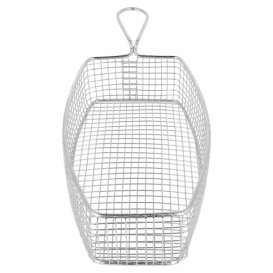 Serving Mini Fryer Container Steel 23x13x6cm (6 Units)