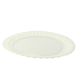 Paper Plate Round Shape Doilie White 20cm (100 Units)