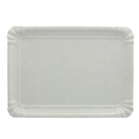 Paper Tray Rectangular shape White 20x27 cm (100 Units)  