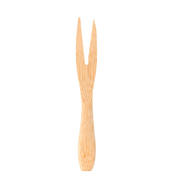 Bamboo Tasting Mini Fork 9cm (50 Units) 