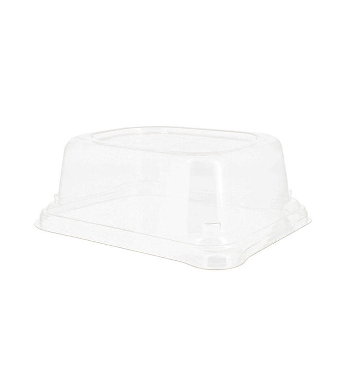 Plastic Lid for Sugarcane Baguette Container 14x11x5cm (300 Units)