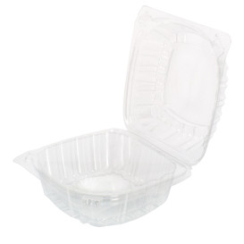 Plastic Hinged Deli Container OPS "Clear Seal" 120ml (125 Units)  