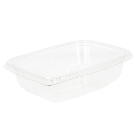 Plastic Deli Container PET Tamper-Evident 600ml 18x14x4cm (65 Units)  