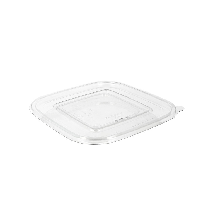 Plastic Lid for Deli Container PET Flat 12x12cm (1000 Units)