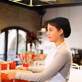 Cap with Mesh and Visor Cotton Black (1 Unit)