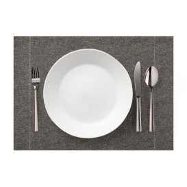 Cotton Placemat "Day Drap" Grey-Green 32x45cm (72 Units)