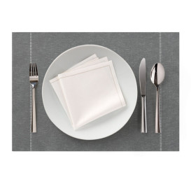 Cotton Placemat "Day Drap" Anthracite 32x45cm (72 Units)