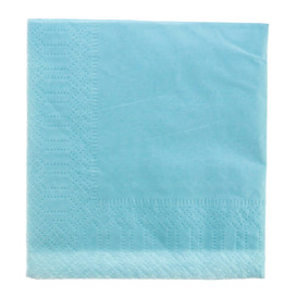 Paper Napkin Edging Light Blue 20x20 2C (6000 Units)