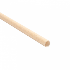 Paper Straw Straight Wrapped Kraft Ø0,6cm (100 Units)  20cm (100 Units)  