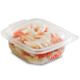 Plastic Container Microwave PP Transparente 250ml 12,3x11,4cm (900 Units)