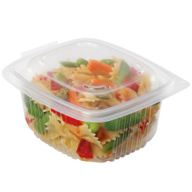 Plastic Container Microwave PP Transparente 750ml 14,2x12,3cm (600 Units)