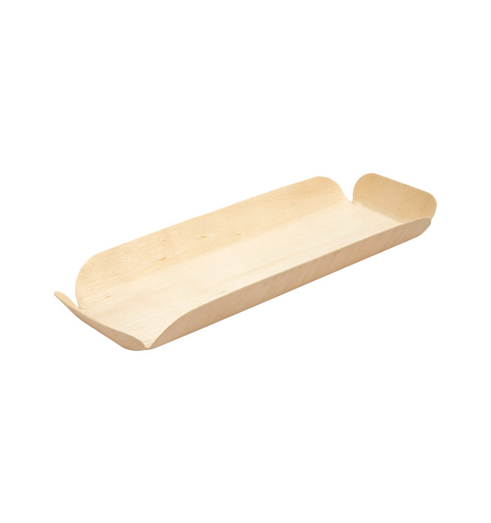 Wood Backing Tray Rectangular 22x8x2 cm (50 Units) 