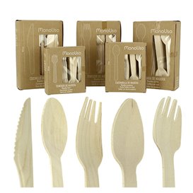 Wooden Fork Natural 16cm (1000 Units)