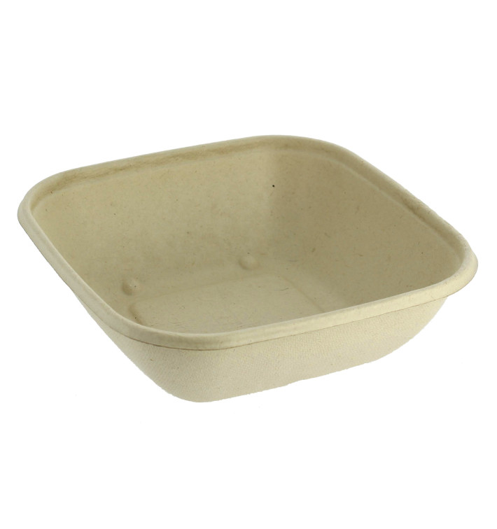 Sugarcane Bowl PLA 500ml 17x17x5cm (300 Units) 