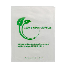 Plastic Bag 100% Biodegradable 23x30cm (100 Units)