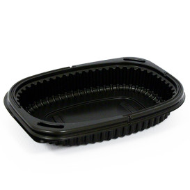 Plastic Container PP Rectangular Shape 400ml 19x14x3,2cm (40 Units) 