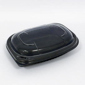 Plastic Container PP Rectangular Shape 400ml 19x14x3,2cm (40 Units) 