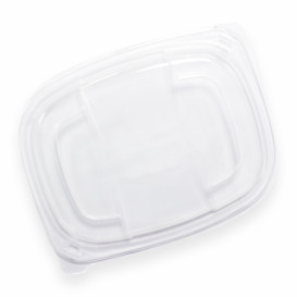 Plastic Lid Translucent Container PP 800/1000ml 21,5x17x2cm (320 Units)