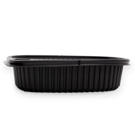 Plastic Container PP Rectangular Shape 600ml 19x14x4,8cm (40 Units) 