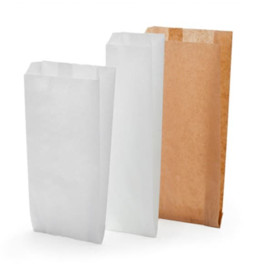 Paper Food Bag Kraft 14+7x24cm (1000 Units)