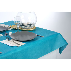 Non-Woven PLUS Tablecloth Turquoise 120x120cm (100 Units) 