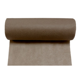 Non-Woven PLUS Tablecloth Roll Brown 0,40x45m P30cm (6 Units) 