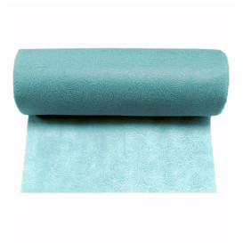 Non-Woven PLUS Tablecloth Roll Turquoise 0,40x45m P30cm (1 Unit) 