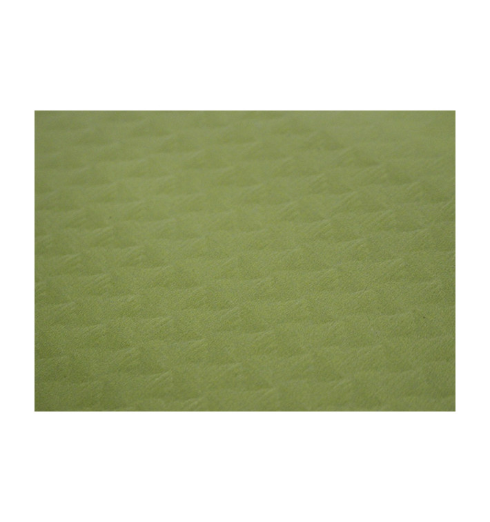 Pre-Cut Paper Tablecloth Pistachio 40g 1,2x1,2m (300 Units)  