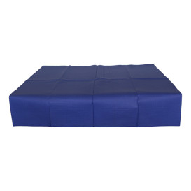 Pre-Cut Paper Tablecloth Blue 40g 1,2x1,2m (300 Units)  