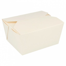 Paper Take-out Container "American" White 11,3x9x6,4cm 780ml (450 Units) 