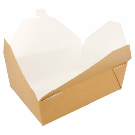 Paper Take-out Container "American" Natural 19,7x14x6,4cm 1980ml (200 Units) 