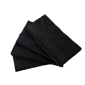 Paper Napkin Double Point Black 1/8 40x40cm (50 Units) 