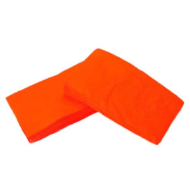 Paper Napkin Double Point Orange 1/8 40x40cm (50 Units) 