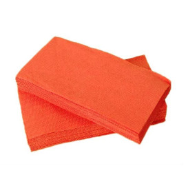 Paper Napkin Double Point Salmon 1/8 40x40cm (50 Units) 