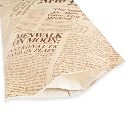 Paper Cutlery Envelopes with Napkin "New York Times" (125 Units)