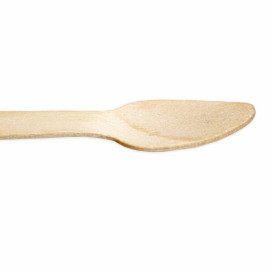 Wooden Varnished Teaspoon 9,6cm (250 pcs)