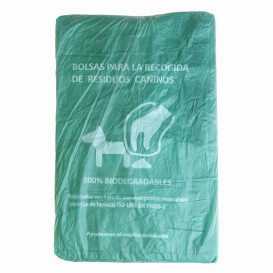 Plastic bag for dog droppings 100% bio 18x26cm (100 units)