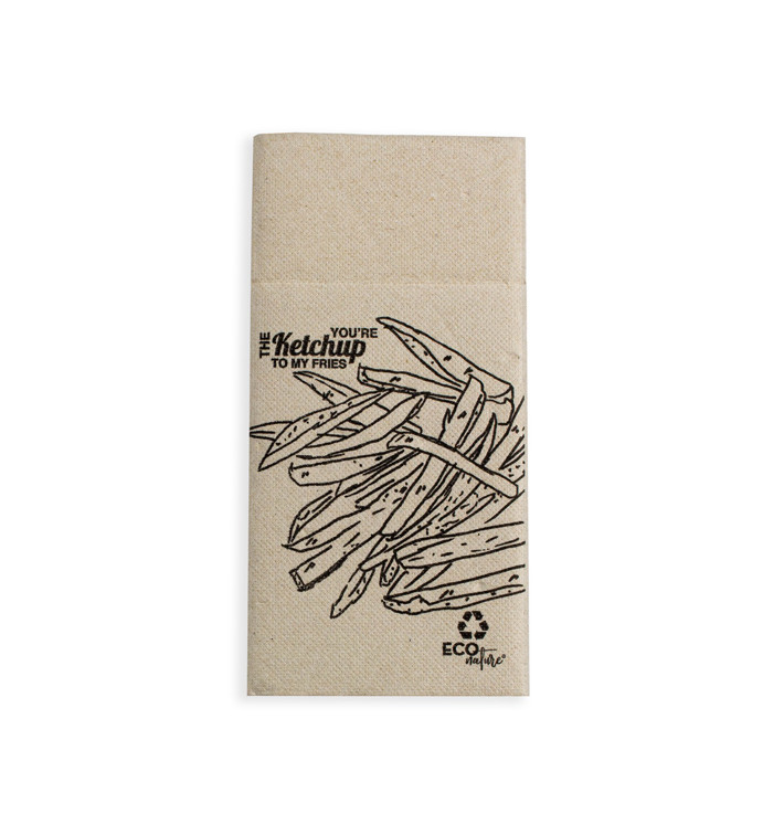 Pocket Fold Paper Napkins Burguer 40x40cm (960 Units)