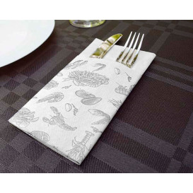 Airlaid Napkins Kanguro "Marisco" Black 33x40cm (30 Units) 