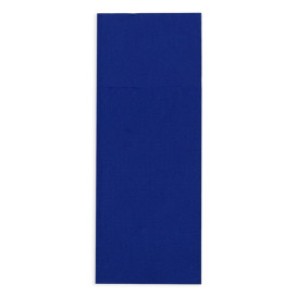 Pocket Fold Paper Napkins Blue 30x40cm (30 Units) 