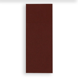 Pocket Fold Paper Napkins Brown 30x40cm (30 Units) 