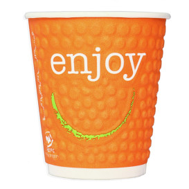 Paper Cup "Enjoy" 9 Oz/270ml Ø8,0cm (30 Units)