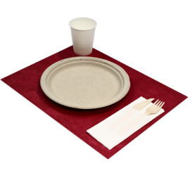 Non-Woven PLUS Placemat Burgundy 30x40cm (400 Units) 