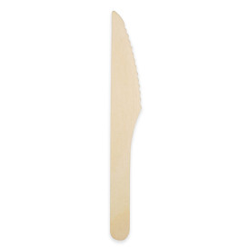 Wooden Knife Wrapped 16,5cm (25 pcs)